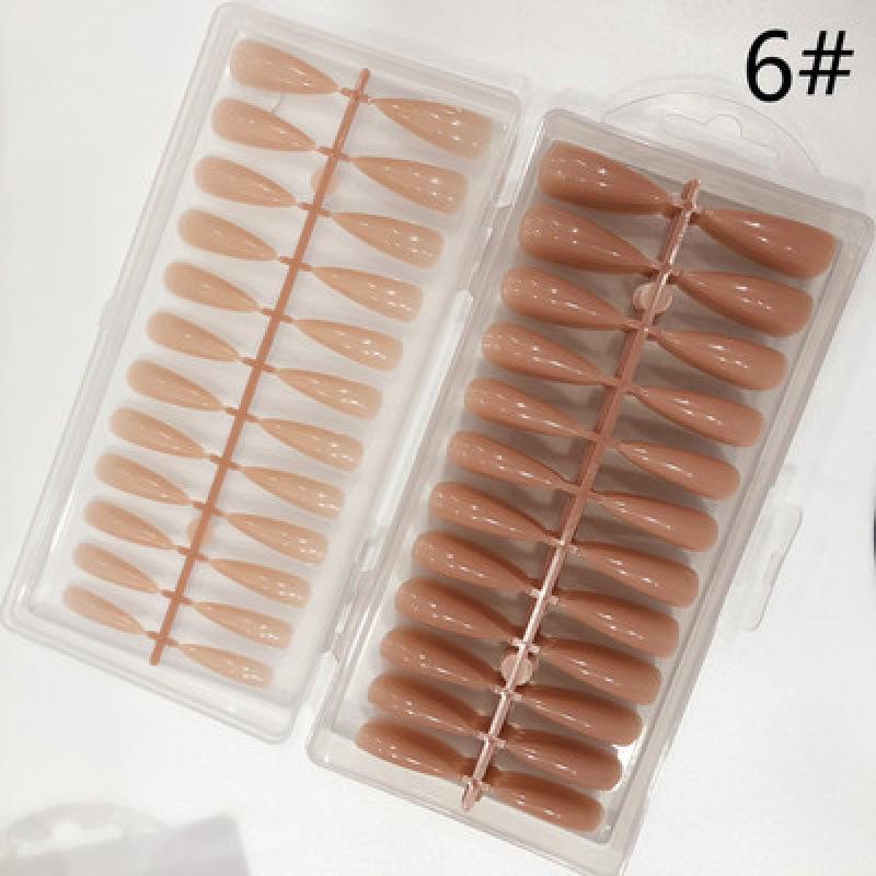 Jelly & Nude Wearable Nail Tips - 240 Pcs In Box: Ice Transparent & Colorful False Nails