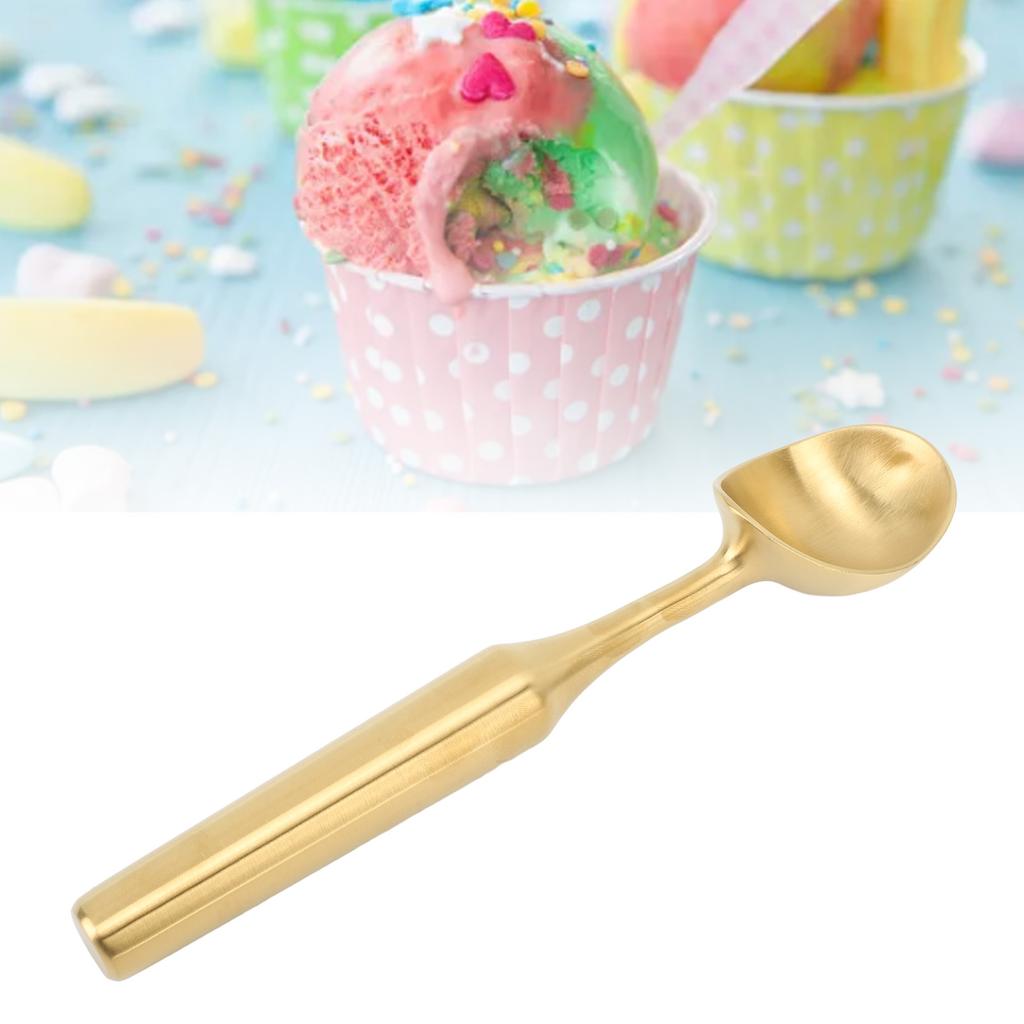 304 Stainless Steel Ice Cream Scoop Handle Fruit Ice Cream Spoon Melon