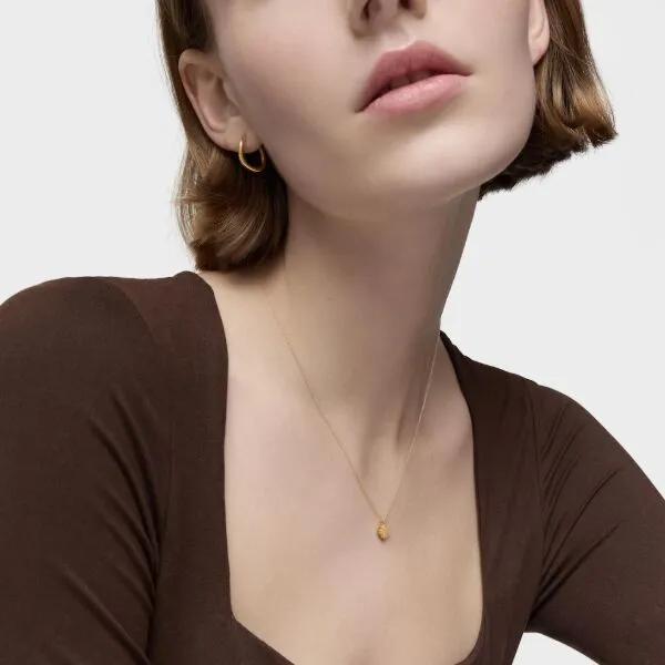[TOUS] 18K Gold Good Vibe Clover Necklace 1002787200