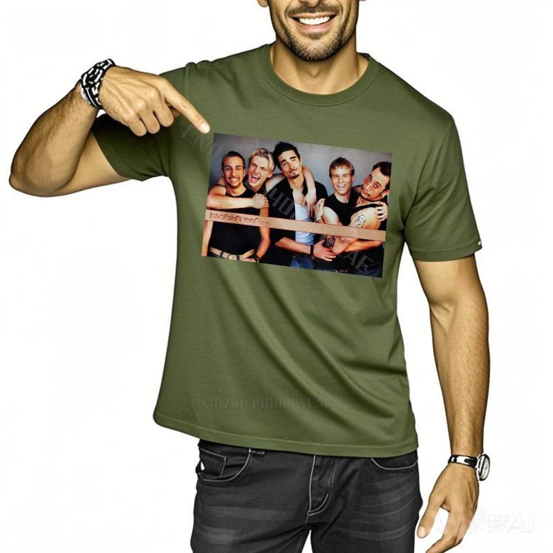 Tshirt Men Fashion Crew Neck Tshirt Group Photo On Tshirt Streetwear Round Neck Tee Cool Adult Round Neck Tee