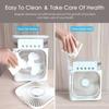 Portable Fan Air Conditioners USB Electric Fan LED Night Light Water Mist Fun 3 In 1 Air Cooler For  Air Conditioning Fan