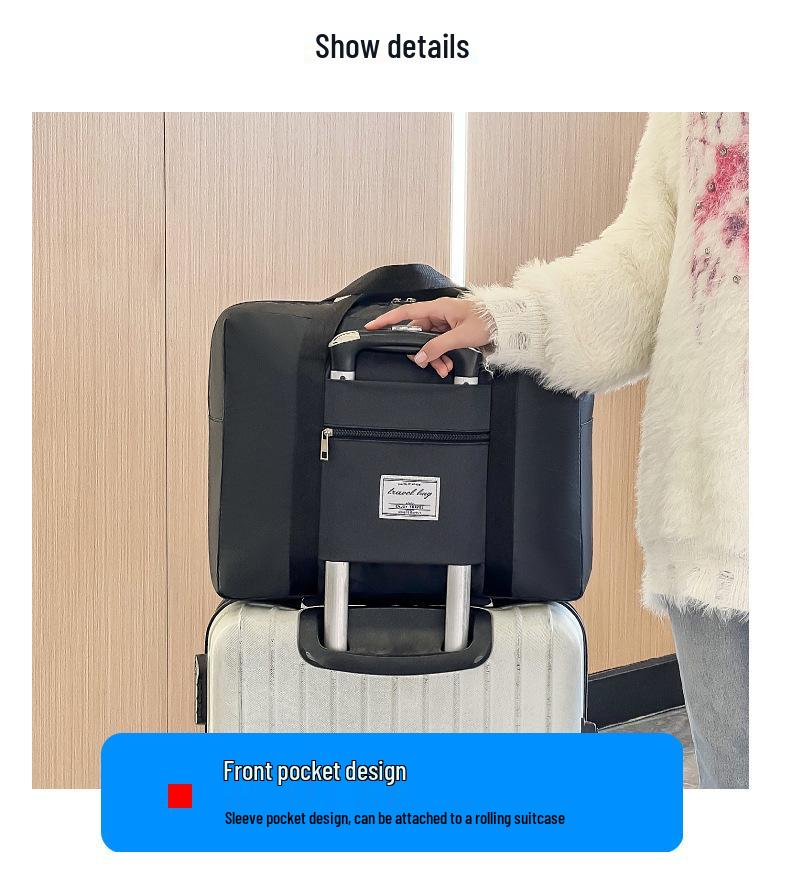 Women's Large Capacity Travel & Maternity Trolley Bag - Portable Handheld Luggage & Sports Fitness Bag