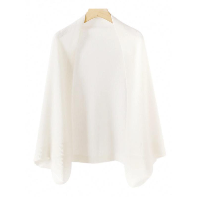 Women's Knitted Shawl Scarf Soft Warm Knitwear Cardigan Cloak Wraps Shoulder Neck Protect Scarves Dual Use