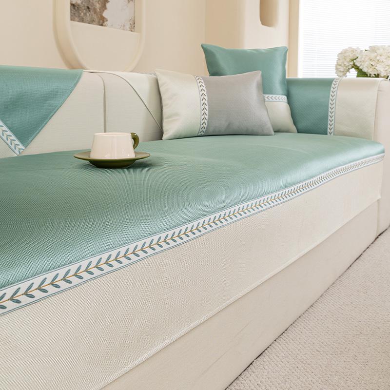 Sofa Cushion Cover Seat Cushion Summer Modern Simple Anti-slip Cool Feeling Refreshing Sofa Cover Sofa Mat