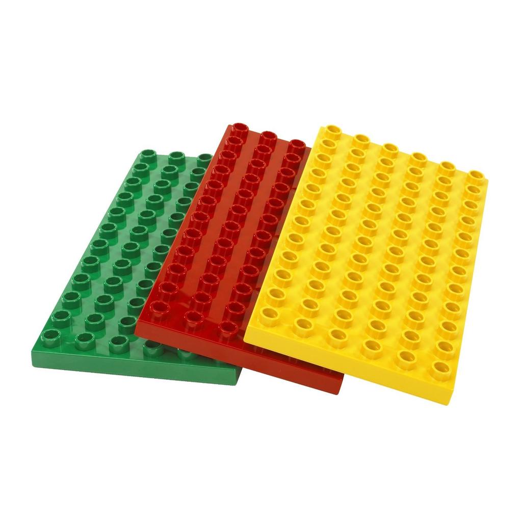 LEGO 2198 3 Bauplatten LEGO DUPLO 3-teiliges Set