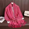 Women Paisley Scarf Cashmere Feeling Pashmina Shawls Tassel Hijab Head Wraps Femme Winter Scarves Foulard Bufanda
