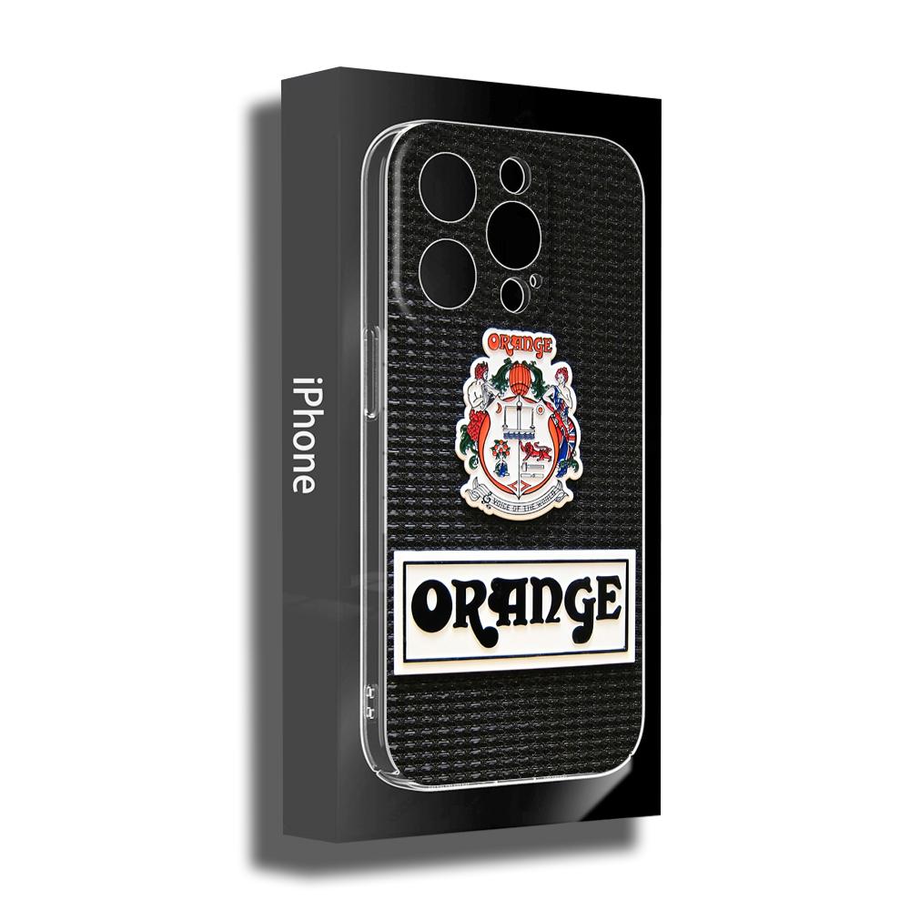 PER IPhone 14 Custodia per telefono Amplificatore per chitarra arancione PER IPhone 14 11 12 Pro 8 7 Plus X Pro MAX 12 13 MINI XR XS 13 14 Cover Silicone