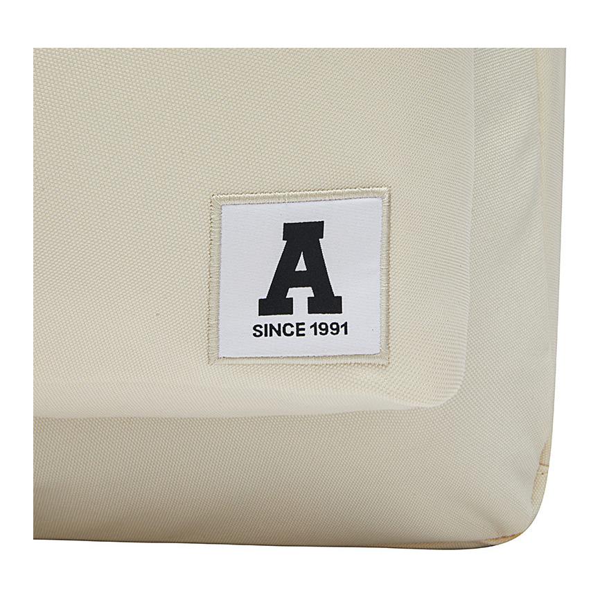 New Anta Life Collection Fabric Top Student Backpack, Students Backpack Unisex Light Beige White 992518151R-14
