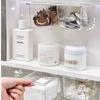 Transparent Bathroom Cotton Stick Makeup Cotton Bathroom Pull-Out Storage Drawer Style Storage Box Under The Mirror Cabinet