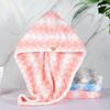 1pcs Women Coral Fleece Shower Hair Towel Wrap Drying Hair Turban Printed Bathroom Quick-dry Soft Absorption Turban Head Cap