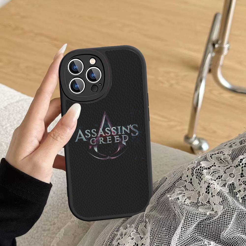 

Игровой чехол для телефона A-Assassin s Creed Для iPhone 16 15 14 13 12 11 Pro Max Plus Кожаная обложка iPhone 15pro max