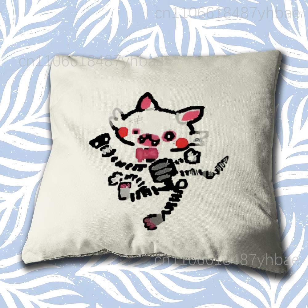 Fnaf Five-Nights-At-Freddys Kissenbezug Kurzer Plüsch Sofa Dekoratives Geschenk Zuhause Zweiseitiger Druck Kissen
