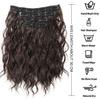 Synthetic Wig BB Clip Style 4-piece Set Short Curly Hair Extensions Wig Natural Smooth Curly Hair Extensions Wig