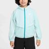 Nike Jacket Fashion Sports Casual Comfortable Hooded Kids Jackets Ice-Blue II3038-474