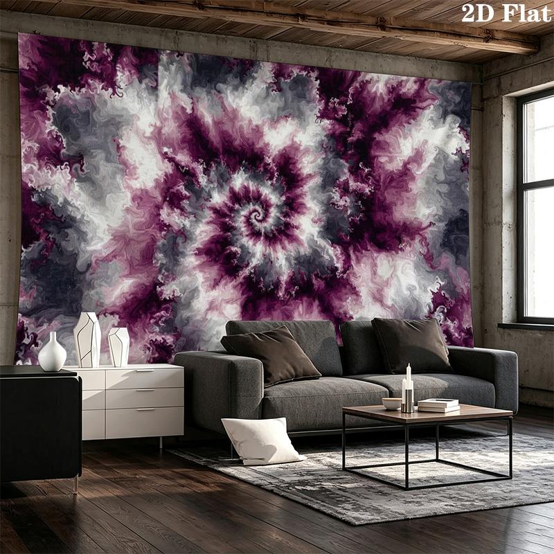 Tie-Dye Wall Tapestry Aesthetic Wall Hanging Printed Fabric Blanket Decorative Tapestries for Bedroom Living Room Home Decor