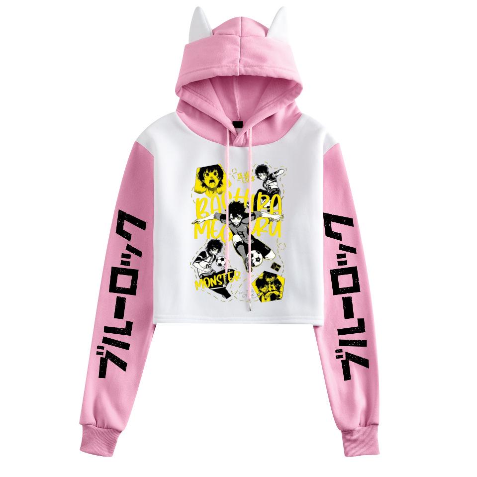 Unisex Blue Lock Anime Fleece Hoodie for Autumn/Winter