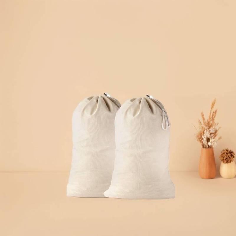 Umweltfreundlicher Baumwoll-Wäschesack zur Aufbewahrung im Schlafzimmer Einfache moderne Heimlösung