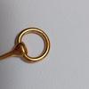 Used HERMES scarf ring "Mini-Malles" rose gold