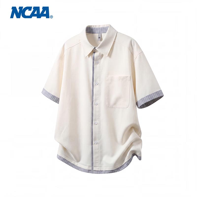 NCAA Men s Ice Silk Casual Short Sleeve Shirt L