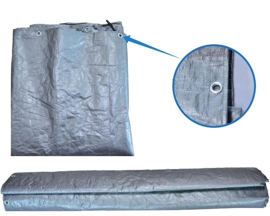 HeiGod Lett Lastebil Kalesje Kalesjeduk Universell Passform for Lett med Erstatningsduk UV Firkantet Konstruksjon Kalesje, Duk, 192x137x120cm, Kun,