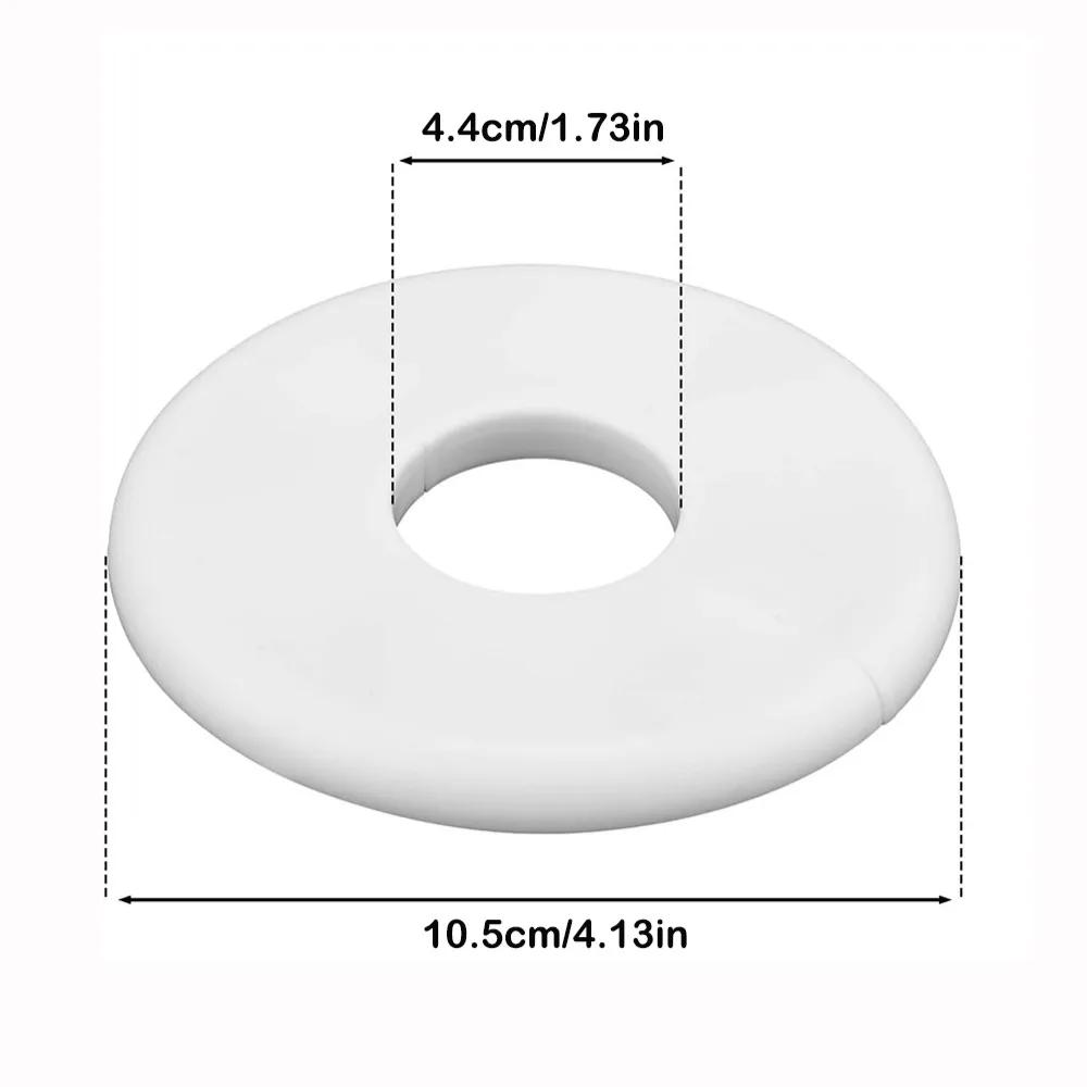 Splittable Wall Hole Decorative Cover White Self-adhesive Water Pipes Hole Cover Round Flange Cover