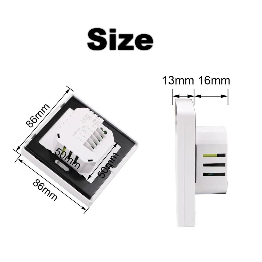 Smart Thermostat Wall-Mounted Heating Controller for Home, Homeowners