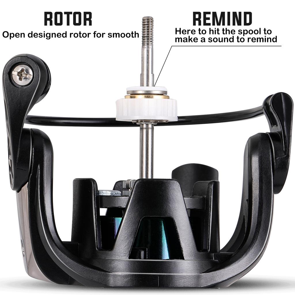 SOUGAYILANG Fishing Reels 11+1BB Spinning Reel Metal 1000-4000 Left/right Carp Fishing Reel Fishing Gear