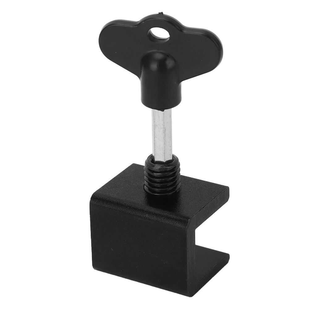 6pcs 1 Hole Movable Door Limit Stopper Vertical Horizontal Window Safety Lock Home Safety