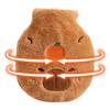 Cartoon Plush Capybara Hot Water Bottle Portable Cute Winter Warm Belly Big Warm Water Bottle Flannel Cover Winter Warming