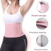 Sweating Waist Protection Running Fitness Yoga Belt, Abdominal Belt, Waist Belt To Keep The Stomach Warm, Abdominal Silver Ion Waist Belt