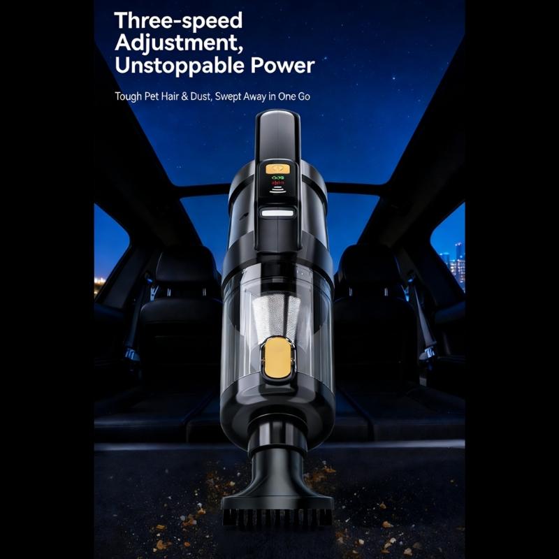 Vacuum Cleaner Cordless Vacuum Brushless Motor Car Vacuum Cleaner 17000PA Portable Cleaner Rechargeable Air Duster