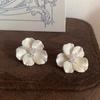 VENTFILLE 925 Sterling Silver Trend Vintage Flower Earring For Women Earring Allergy Elegant Prevent Party Jewelry Accessories