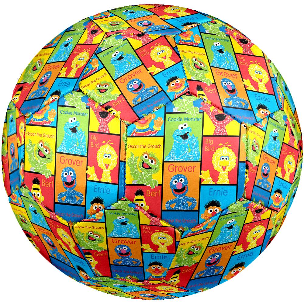 Sesame Street Theme Size 5 Soccer Ball, Suitable for Both Indoor and Outdoor Matches, a Gift Suitable for Everyone.
