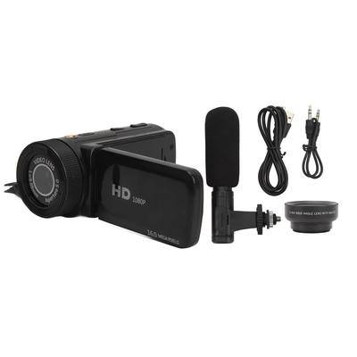 HD 1080P 16MP Tragbare Vlogging-Kamera Rekorder 16-fach Digitaler Zoom Videokamera Camcorder Audio-Video-Aufnahme DV mit