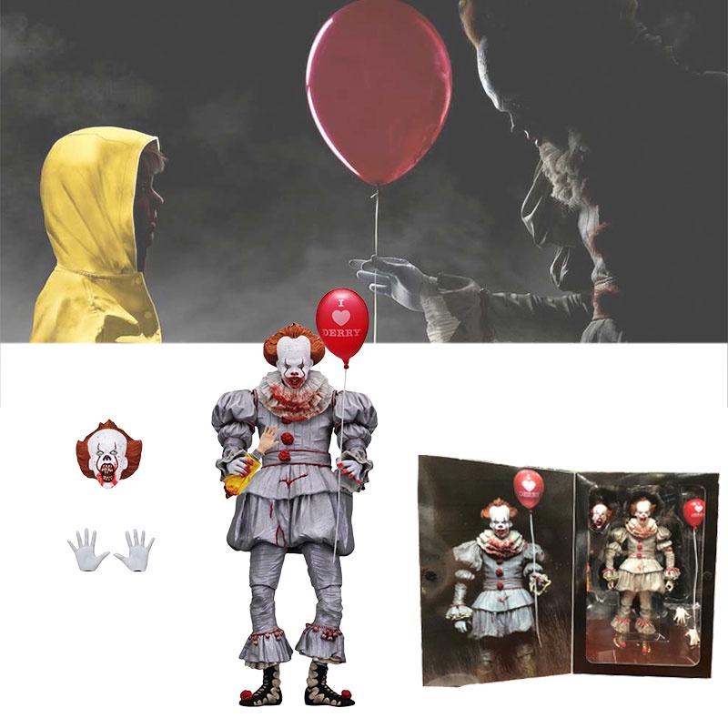Neca Pennywise 7-Zoll-PVC-Actionfigur Stephen Kings Es-Thema Blutige Sonderausgabe