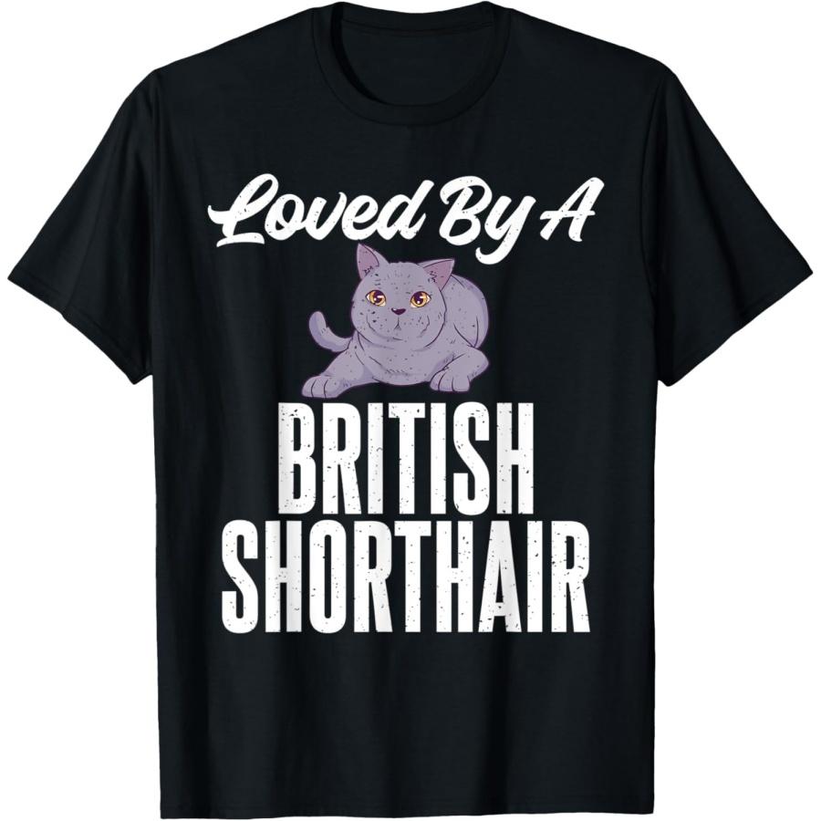 

Loved by a British Shorthair Cute British Grey Cat T-Shirt XXXXXL чорний