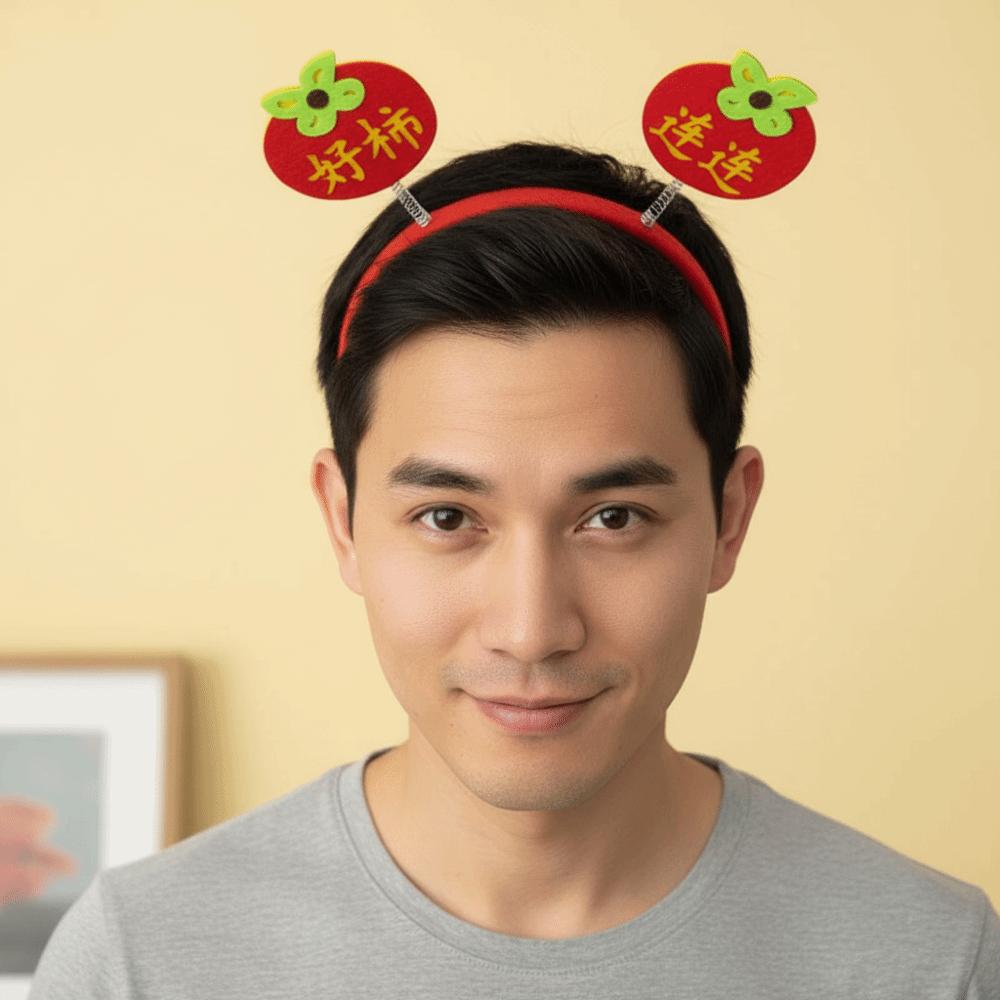 Blessings Blessings Words Headwear New Year Decorative Headdress Hair Hoop Children/Adult