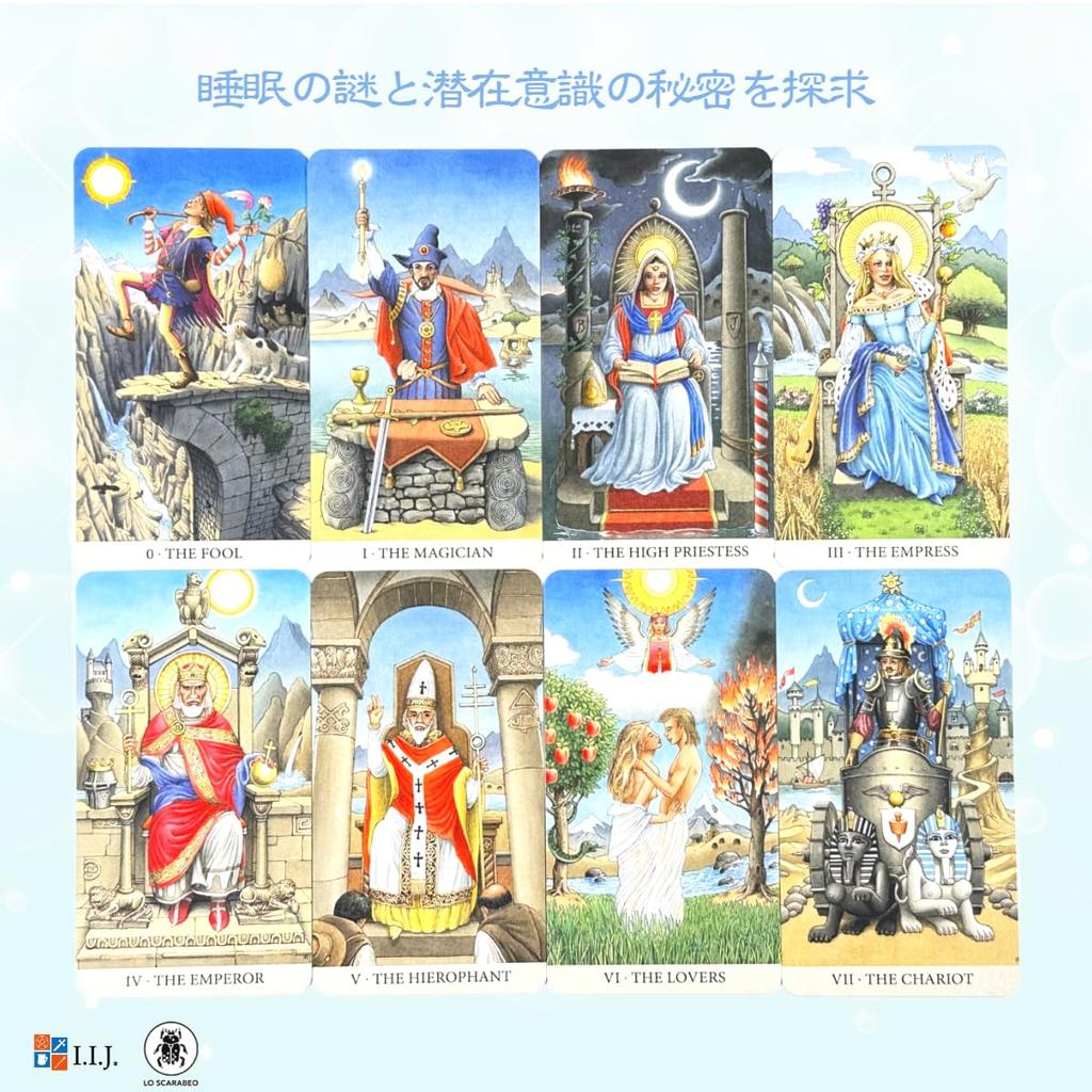 Tarot of the Longest Waite 78 Tarot with Japanese Authentic I.I.J Dream, Edition, Cards, Reading, Instructions,
