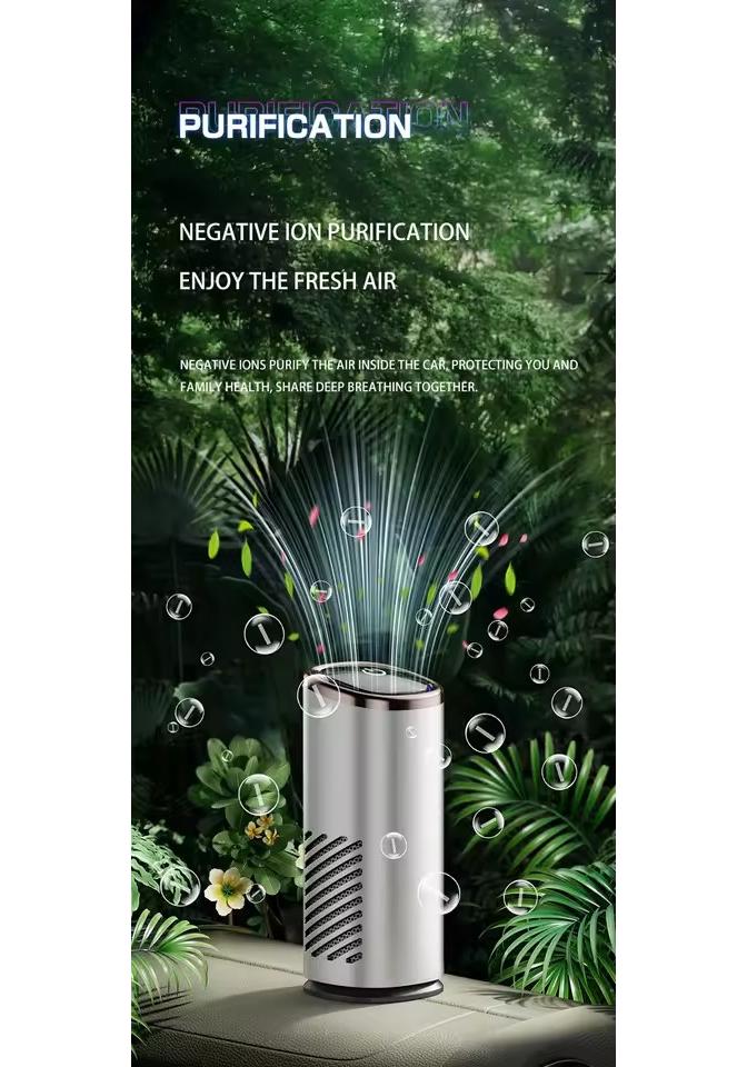 Car Mini Air Purifier USB Portable Negative Ion Purification for Car & Home Office, Eliminates Smoke Dust Odors Car aromatherapy