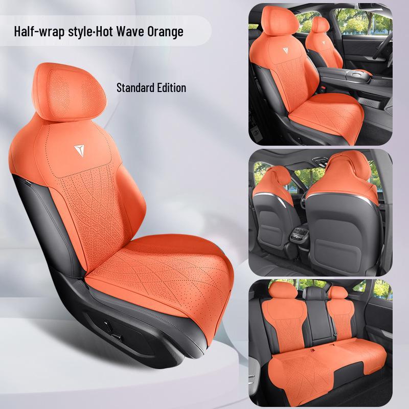 

Всесезонная замшевая подушка на сиденье Changan Shenlan S07 - Дышащая, Полностью закрывающий чехол для S7 24-26 Blue S07 [Driver & Passenger Leg Rest]