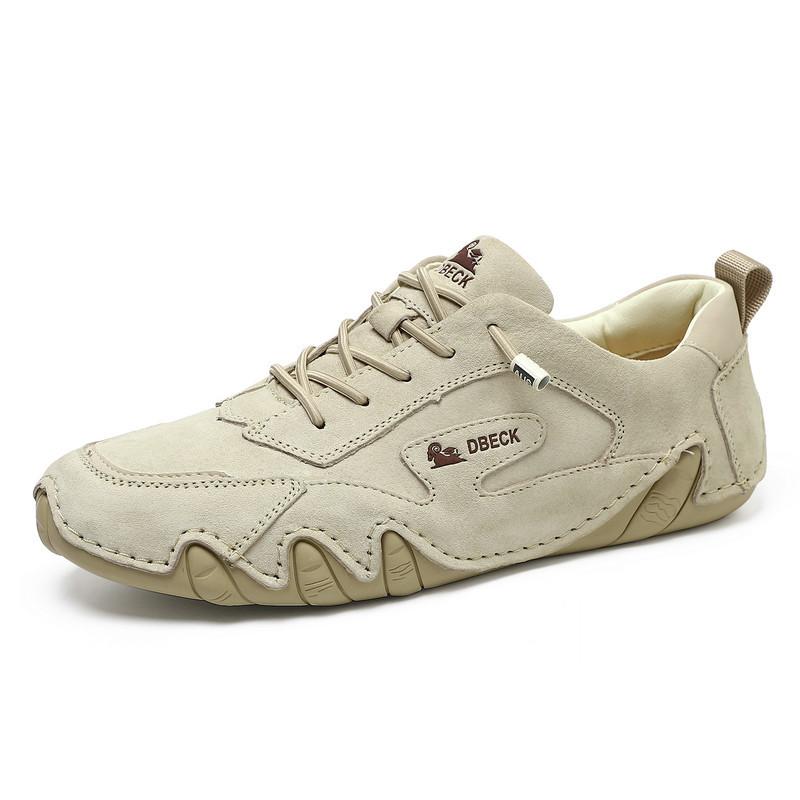 Genuine Leather Plus Size Unisex Shoes Outdoor Casual Shoes Autumn and Winter Shoes Couple Sneakers