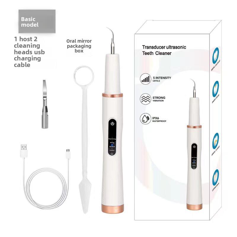 Sonic Tooth Electric Scrubber Household Calculus Removal Cleaner Remove Tooth Stains Electric Tooth Scrubber Care Instrument