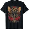 Ägyptischer Pharao mit Rosen Sphinx ägyptisches T-Shirt(9)