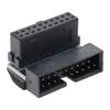 USB3.0 90 Degree Right Angle Computer Motherboards Header Adapters For Space Saving Design Stable Connection