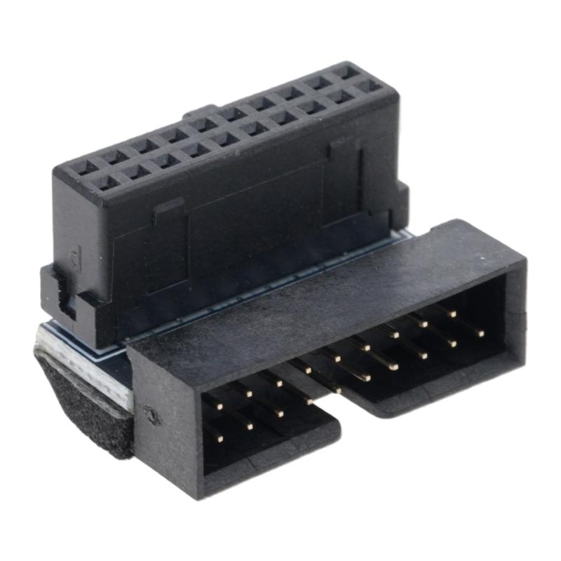 USB3.0 90 Degree Right Angle Computer Motherboards Header Adapters For Space Saving Design Stable Connection