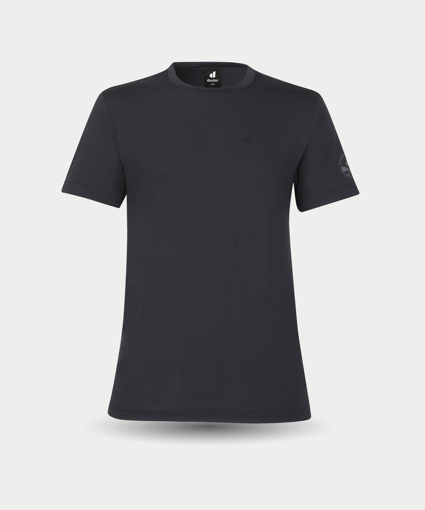 DEUTER Poly Round Catch-On Melange Short Sleeve T-Shirt (Ball)