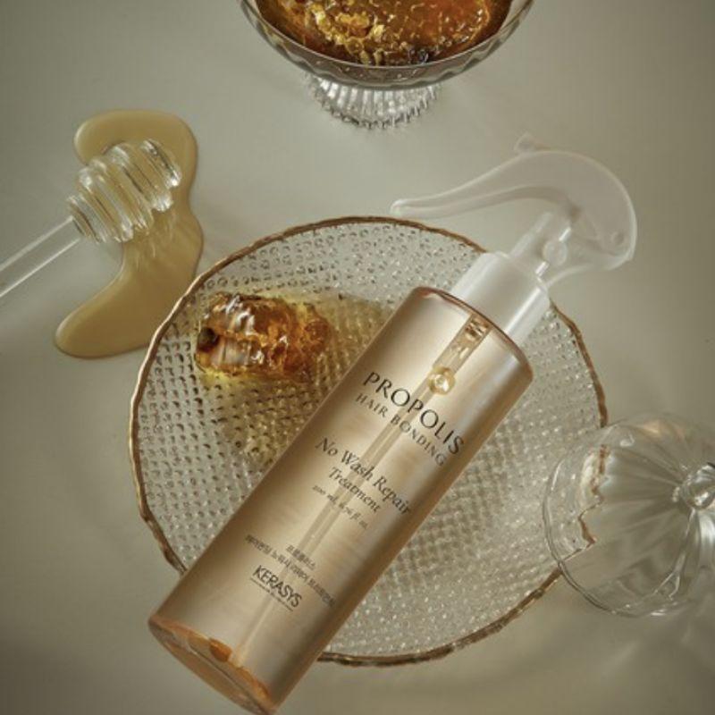 Kerasys Propolis Hair Bonding No-Wash Repair Treatment 200ml – Leave-In Nourishing Hair Treatment