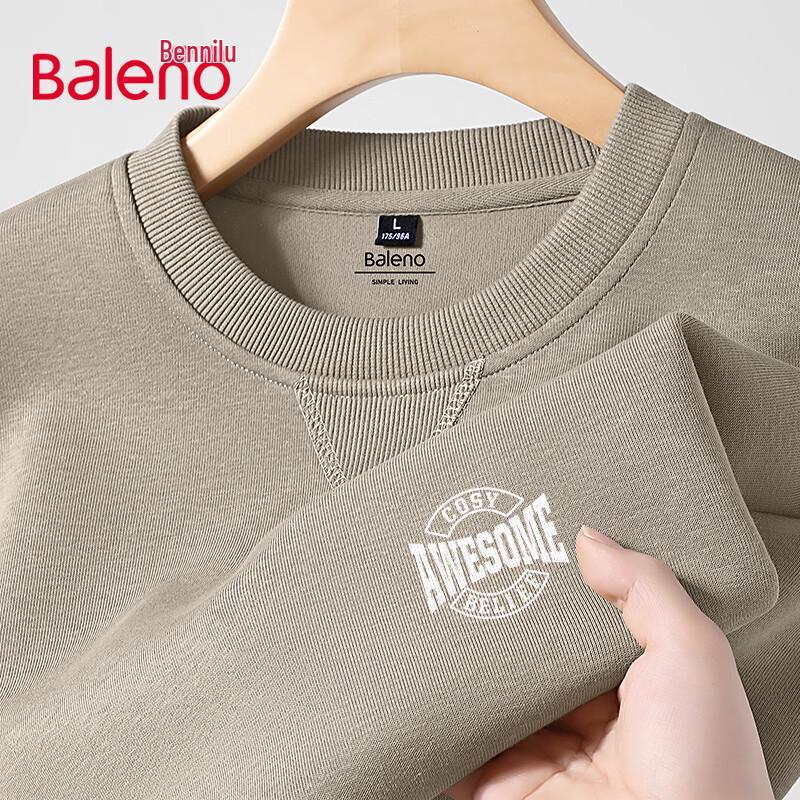 Baleno Men's Heavyweight Round Neck Sweatshirt
