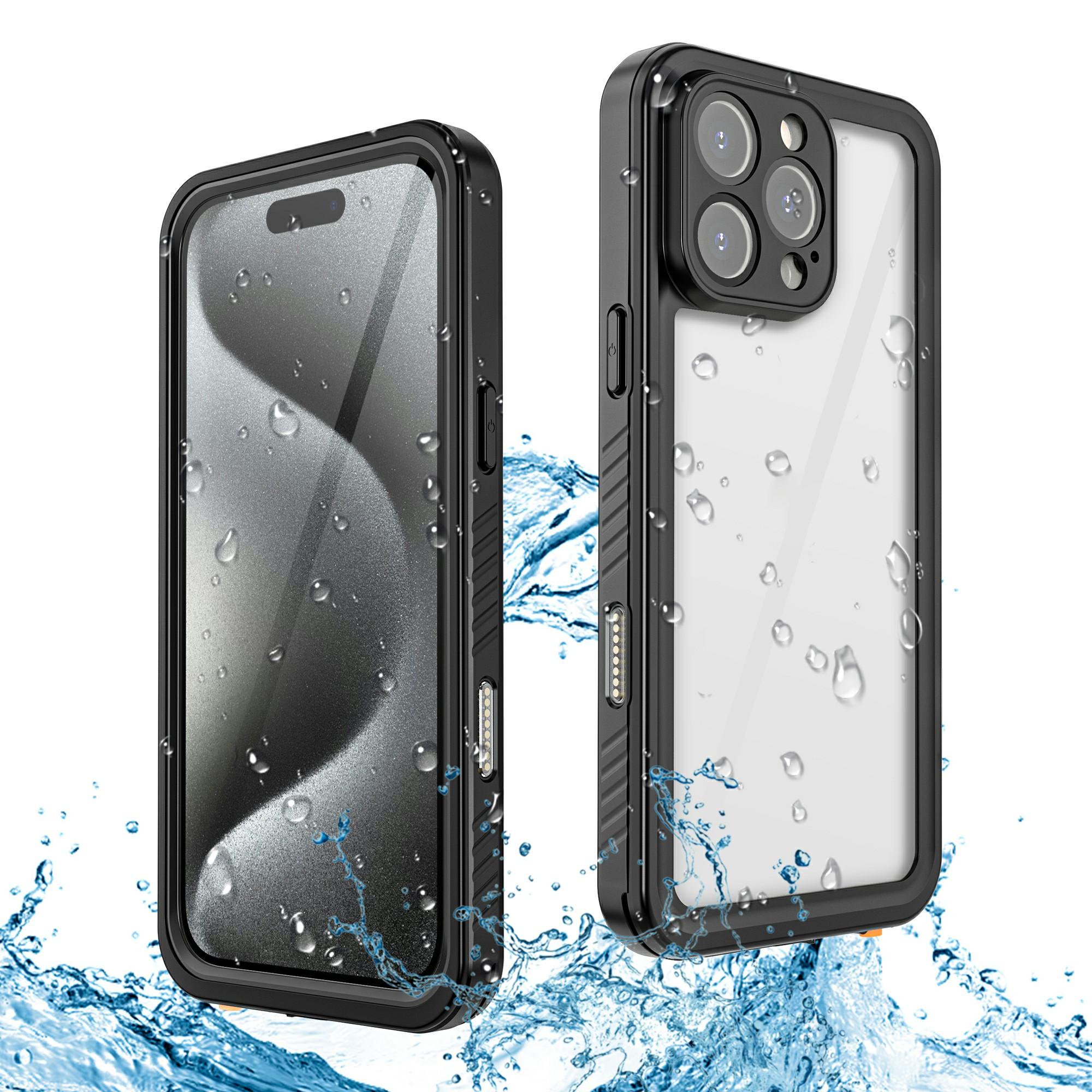 

REDPEPPER FS Series For iPhone 16 Pro Phone Case IP68 Waterproof Clear Back Panel Phone Cover A