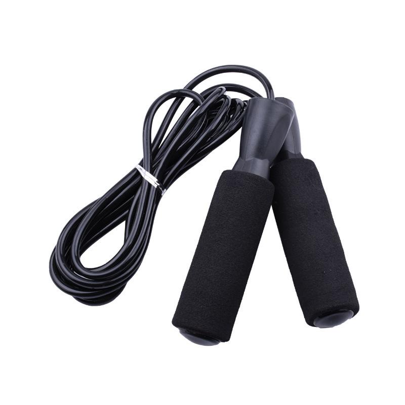Black Jump Rope For Kids Steel Wire Jump Rope Fitness Equipment Sports Durable